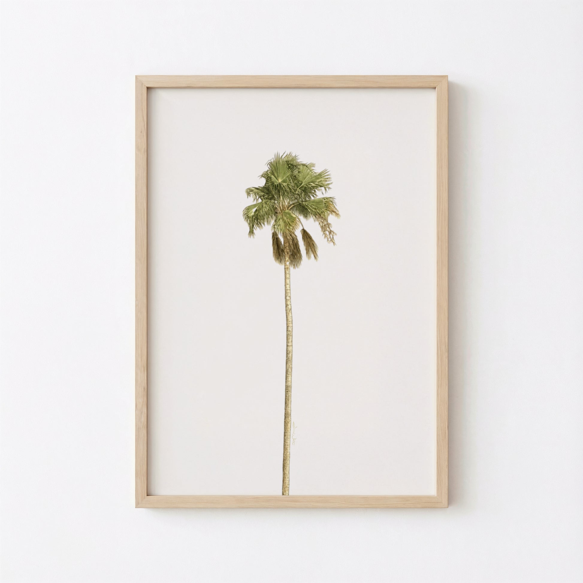 Minimalist Palm Tree Art Print