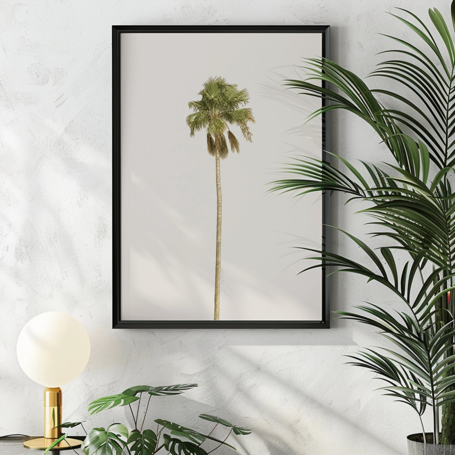 Minimalist Palm Tree Art Printable