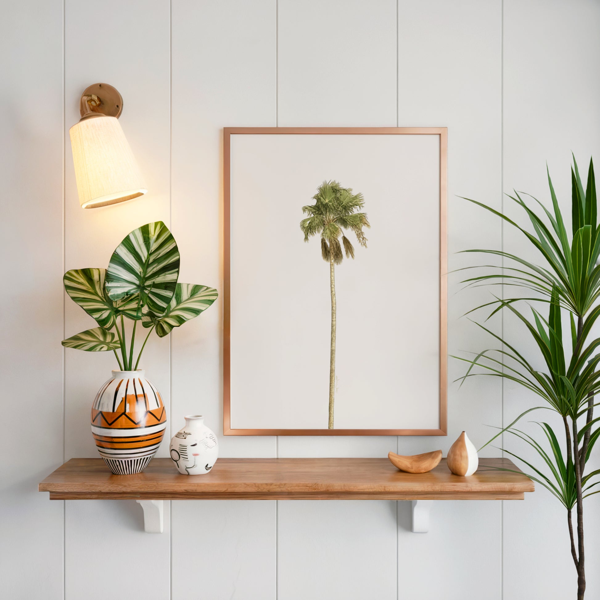 Minimalist Palm Tree Artwork