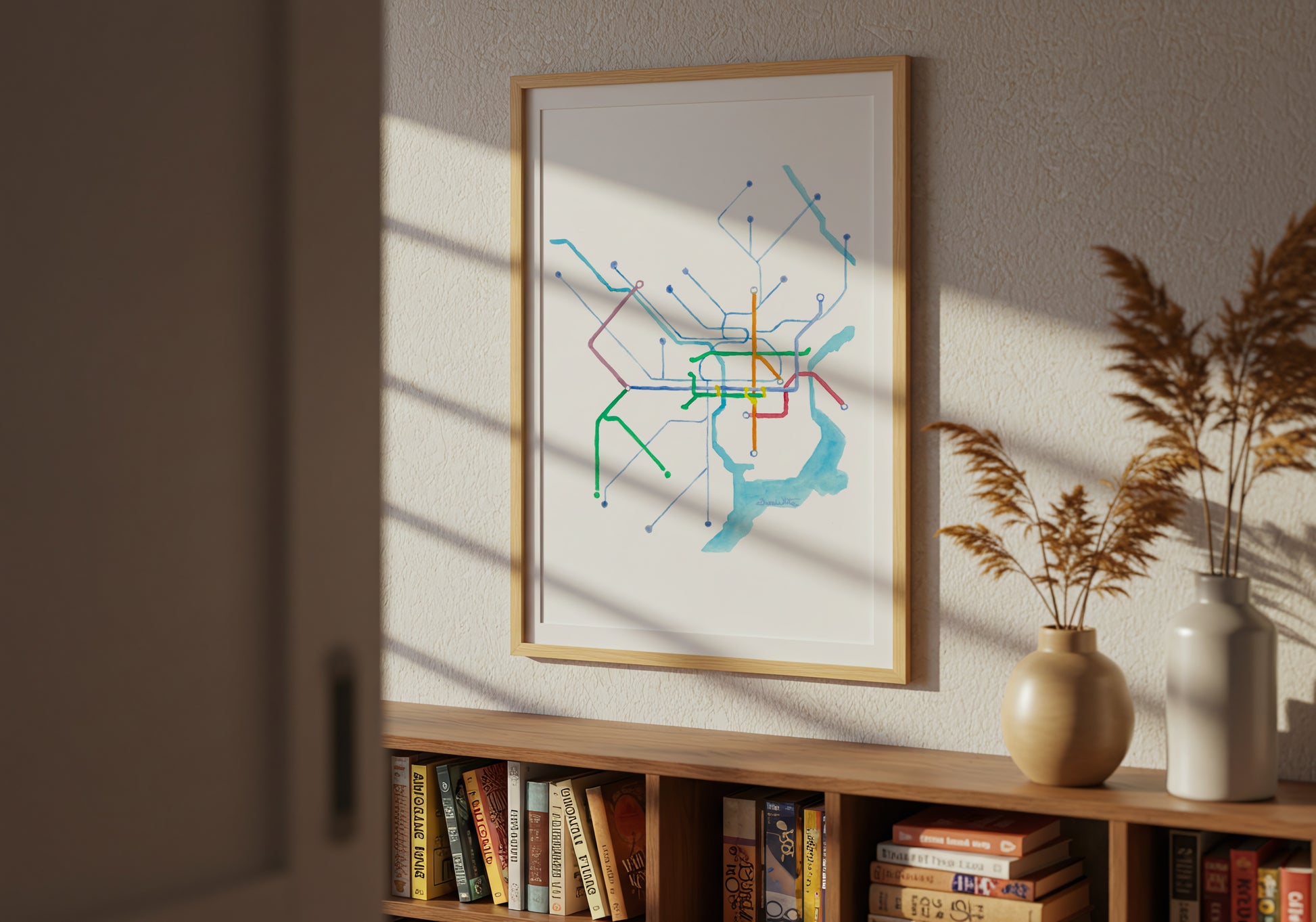 Philadelphia SEPTA Map Artwork