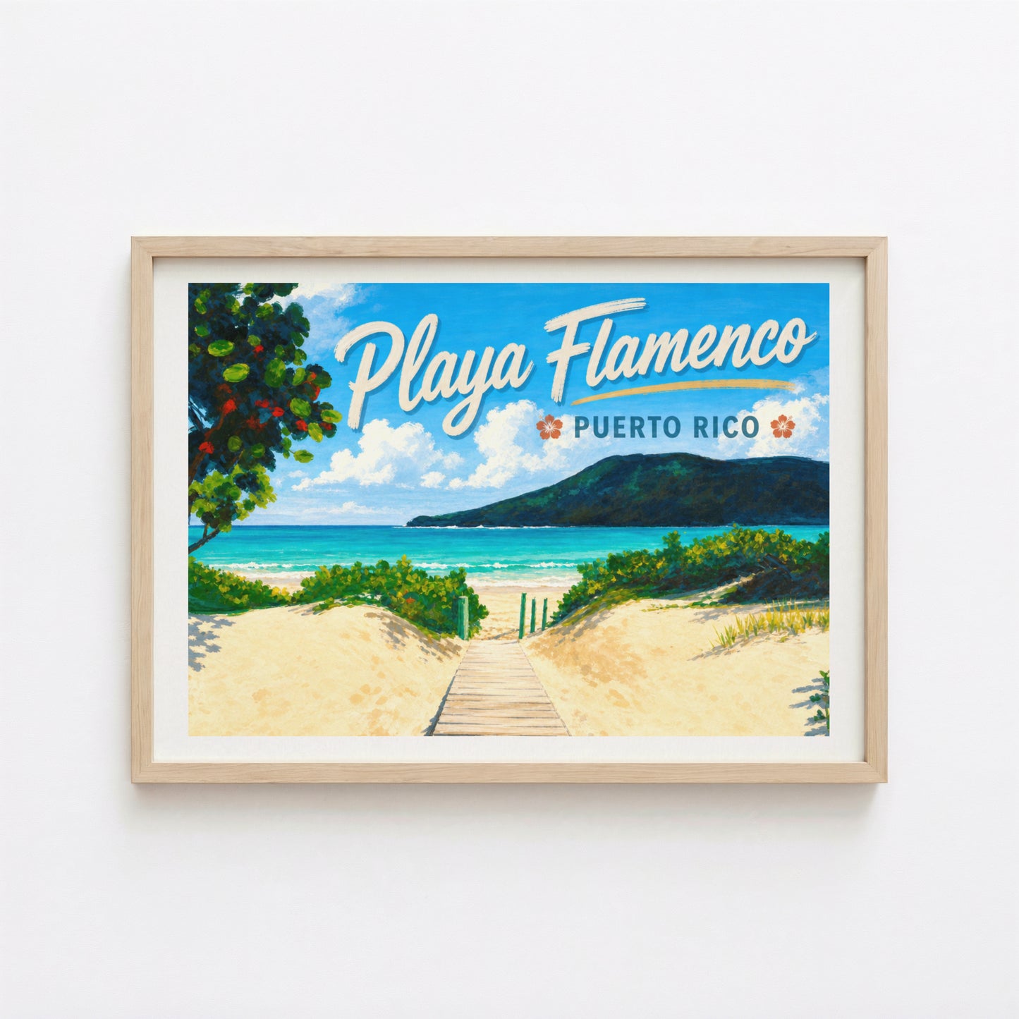 Flamenco Beach Puerto Rico Poster