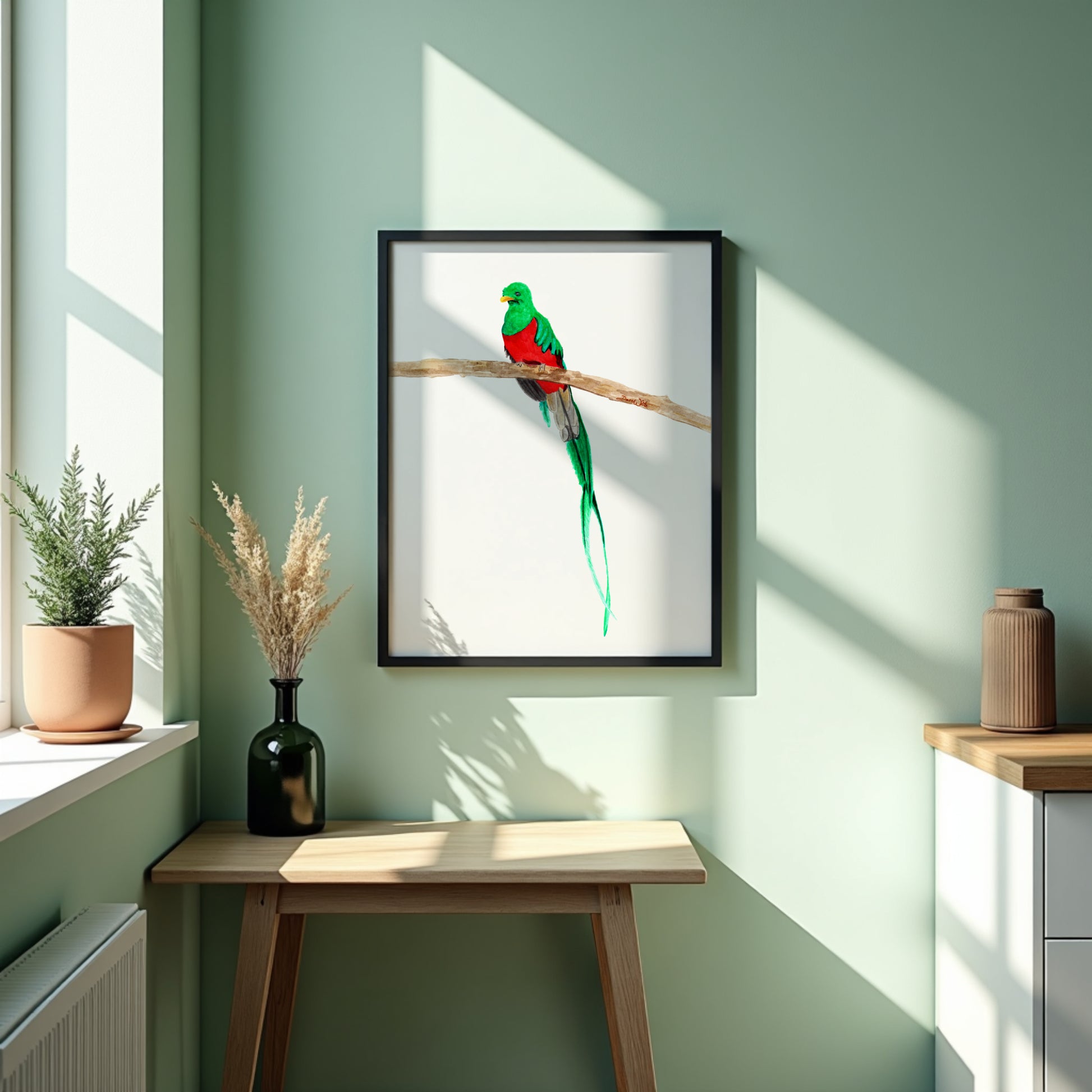 Quetzal Painting Wall Art Print