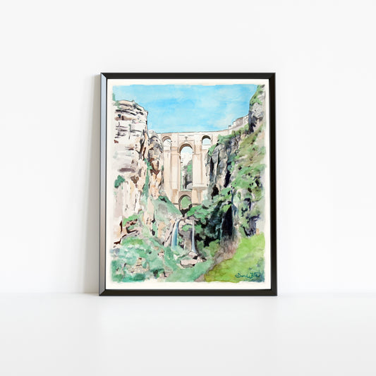 Ronda Spain Painting Art Print