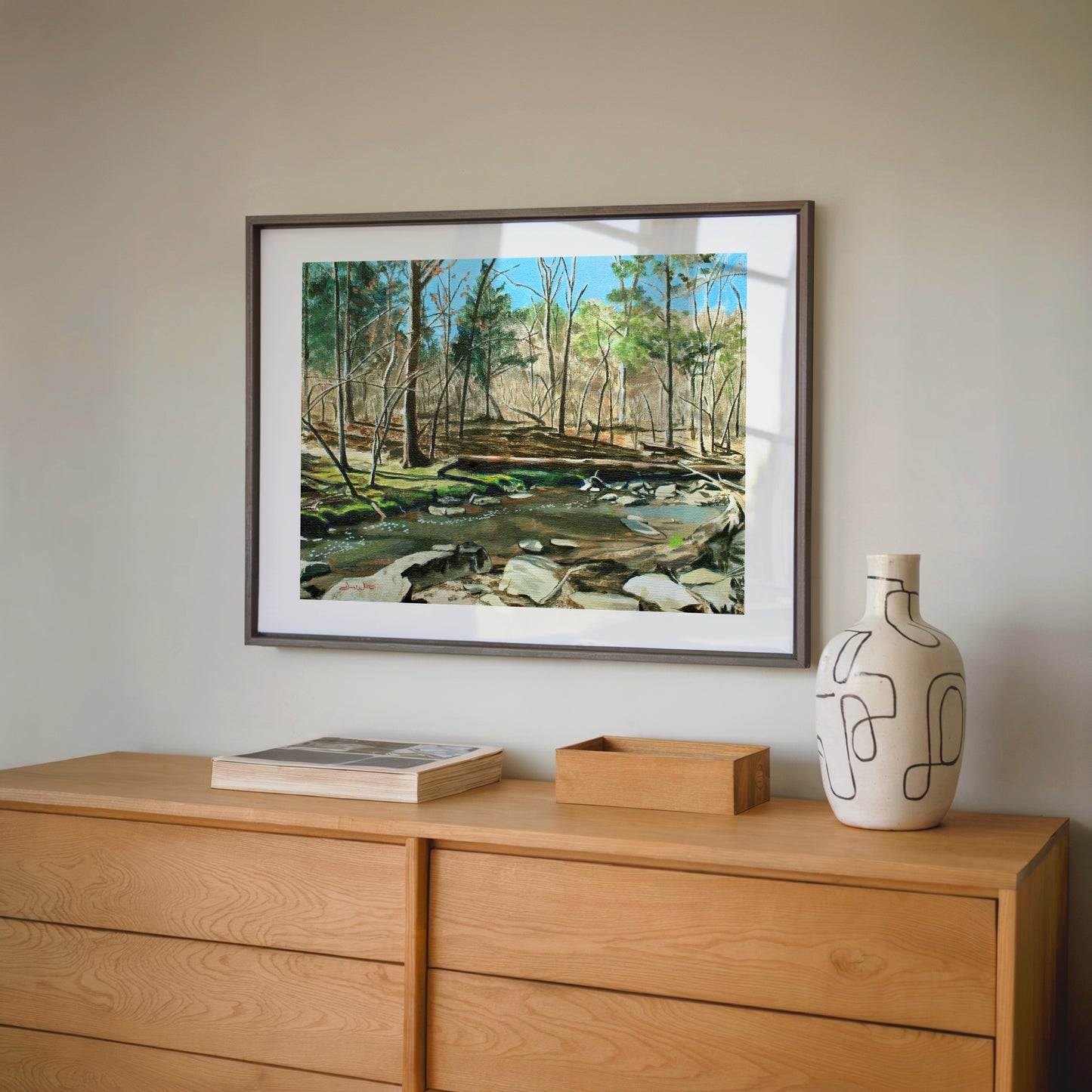 Runnymede Park Landscape Painting Herndon Virginia Art