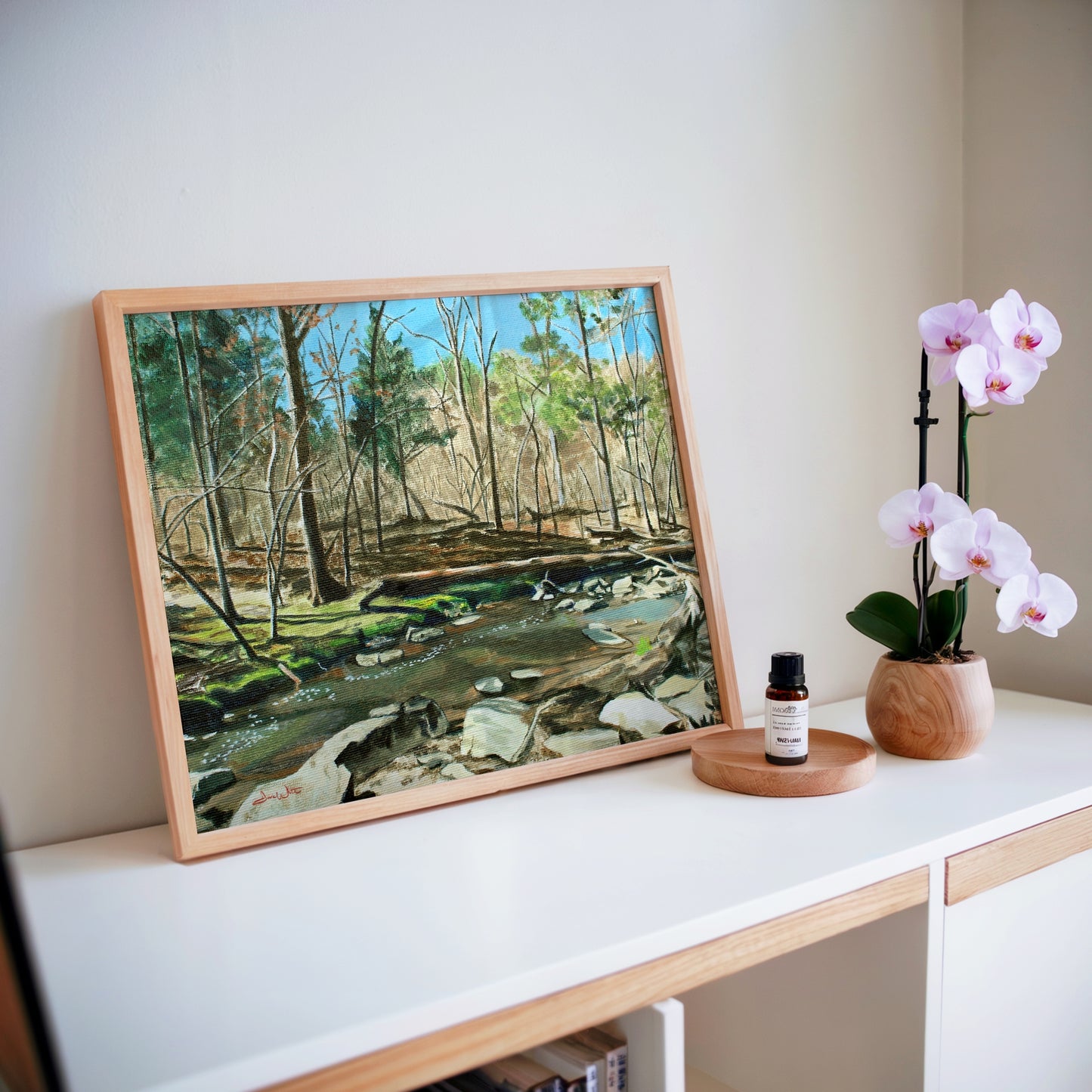 Runnymede Park Landscape Painting Herndon Virginia Artwork