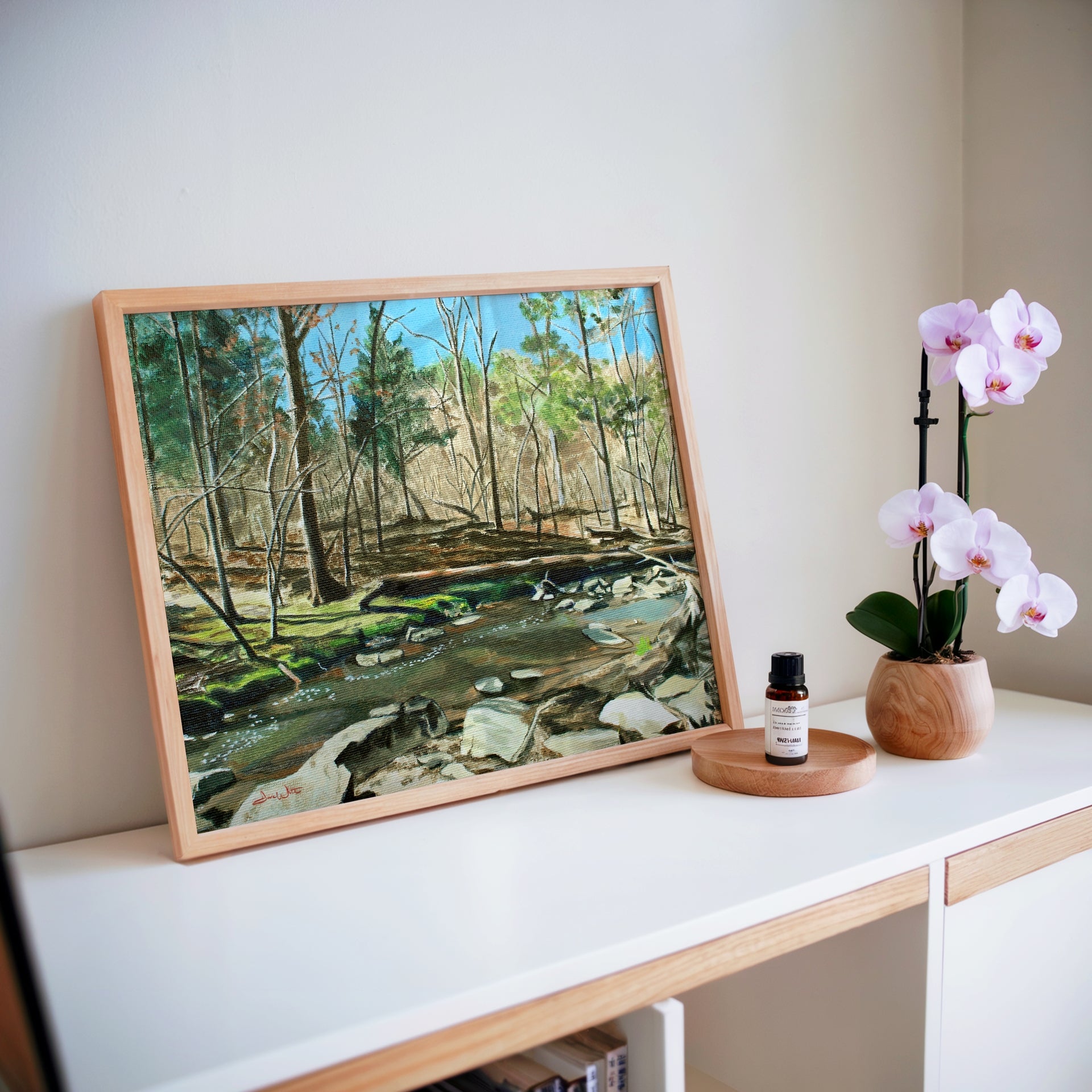 Runnymede Park Landscape Painting Herndon Virginia Artwork