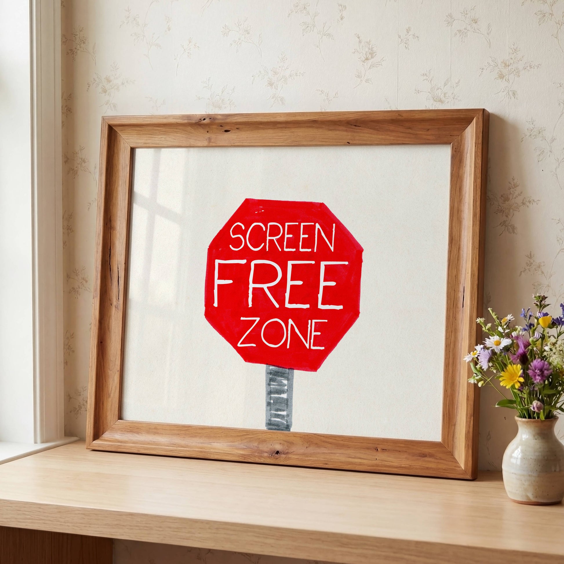 Screen Free Zone Printable Art