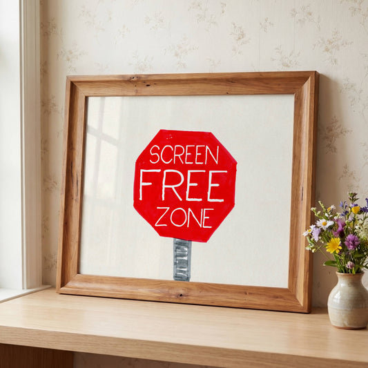 Screen Free Zone Printable Art