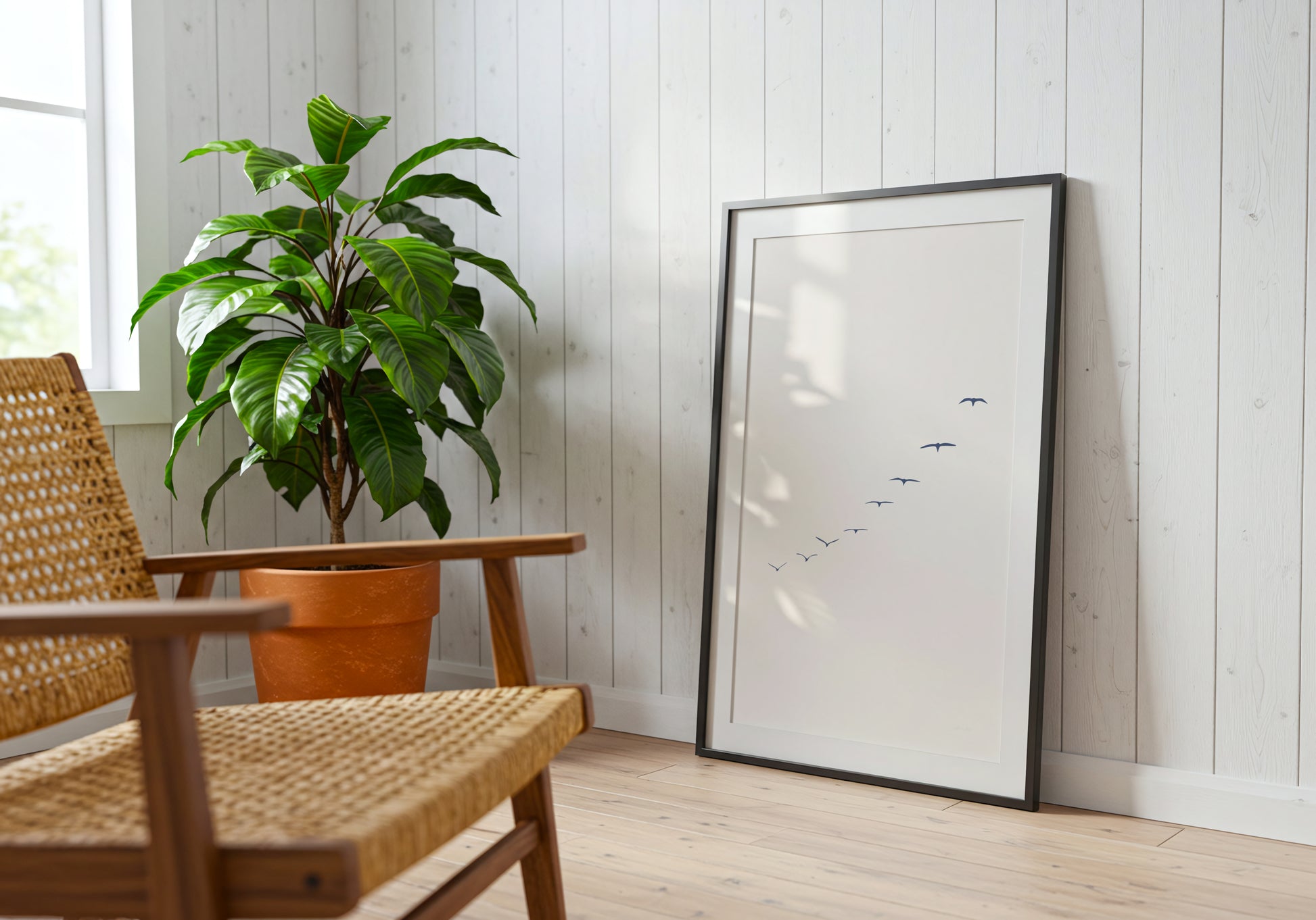 Seagulls Minimalist Art Print 