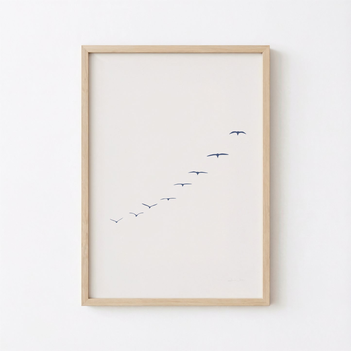 Seagulls Minimalist Art Print Printable