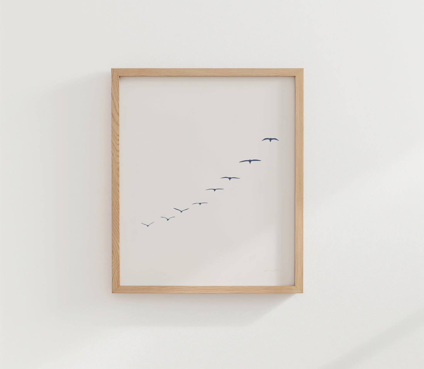 Seagulls Minimalist Wall Art Print Printable