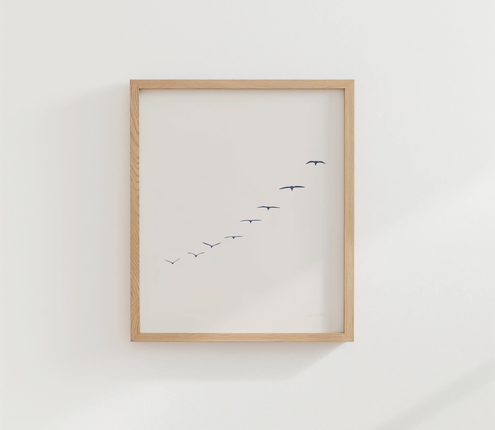 Seagulls Minimalist Wall Art Print Printable