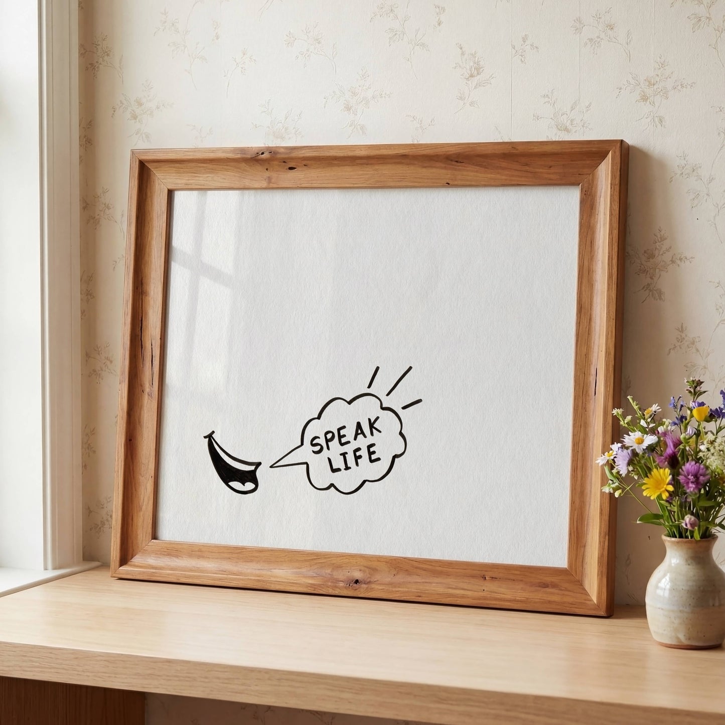 Speak Life Printable Art Christian Decor