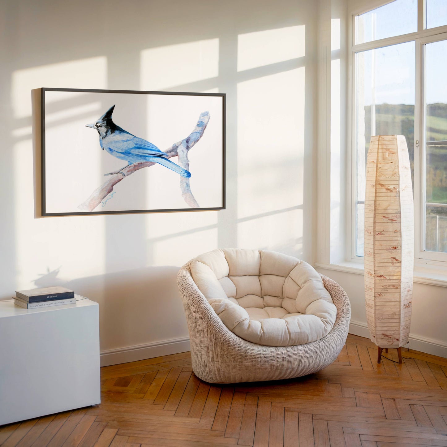 Steller Jay Painting