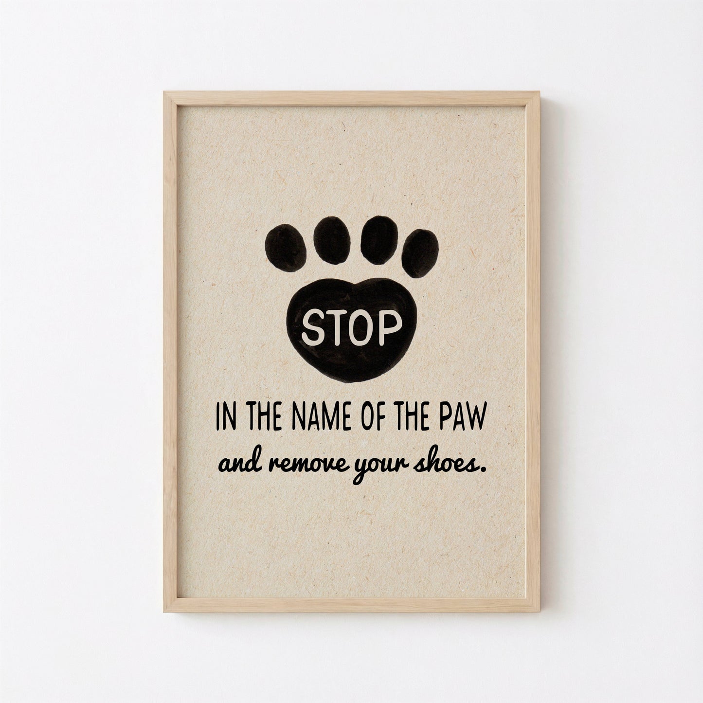 Shoes Off Entryway Printable Art