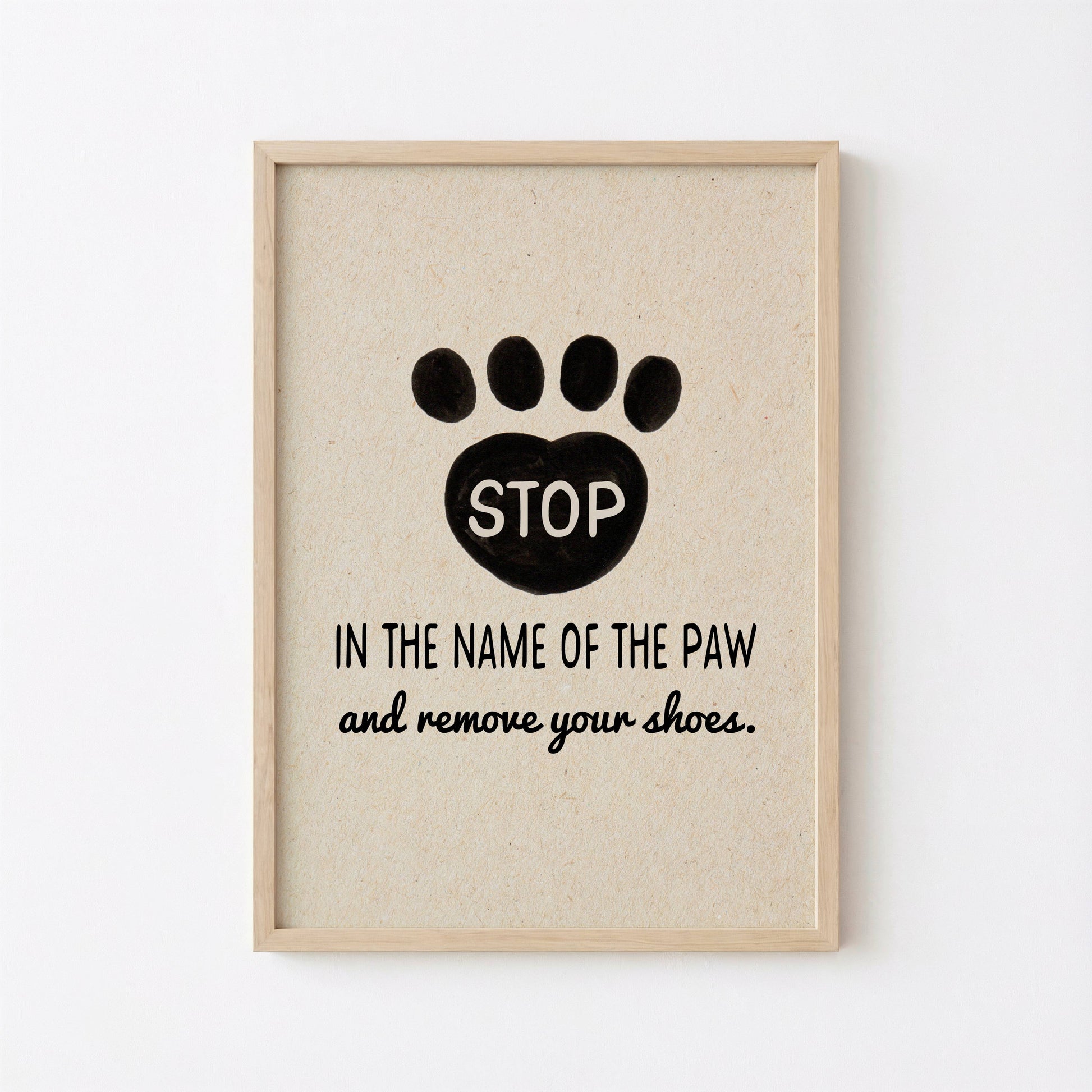 Shoes Off Entryway Printable Art