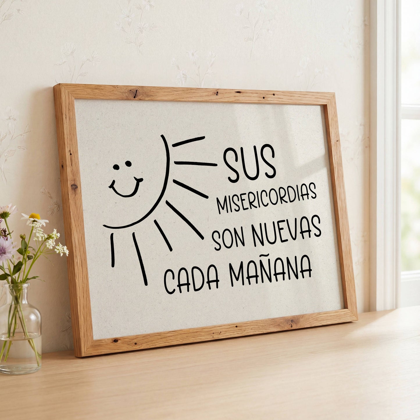 Sus Misericordias Son Nuevas Cada Mañana Arte Versiculo Biblia