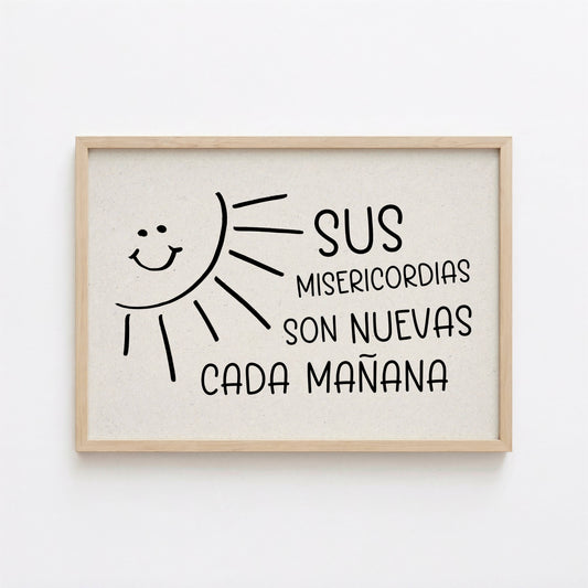 Sus Misericordias Son Nuevas Cada Mañana Arte