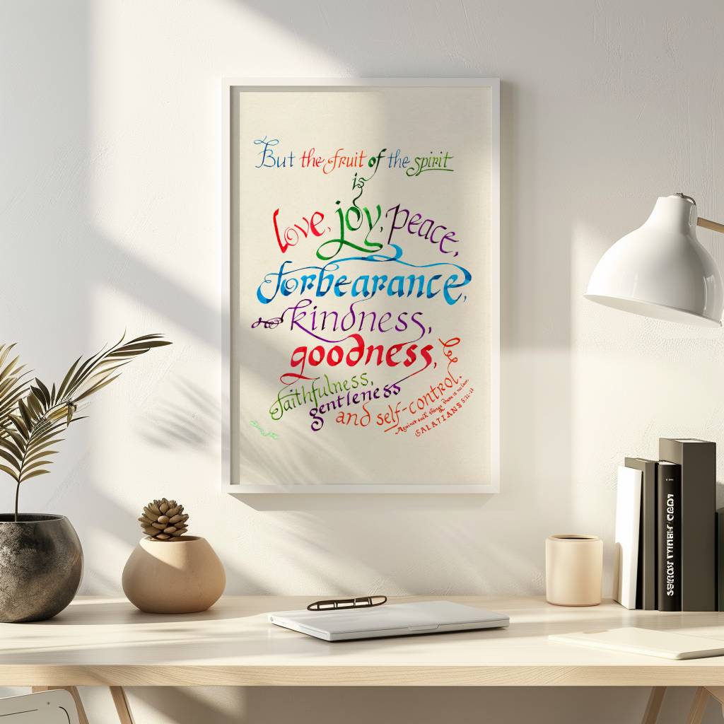 The Fruit of the Spirit Christian Art