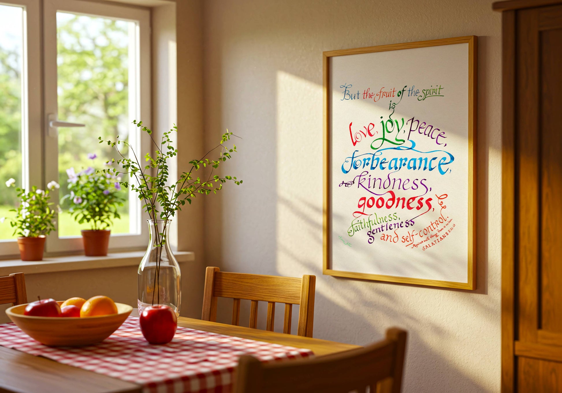 The Fruit of the Spirit Christian Wall Art 