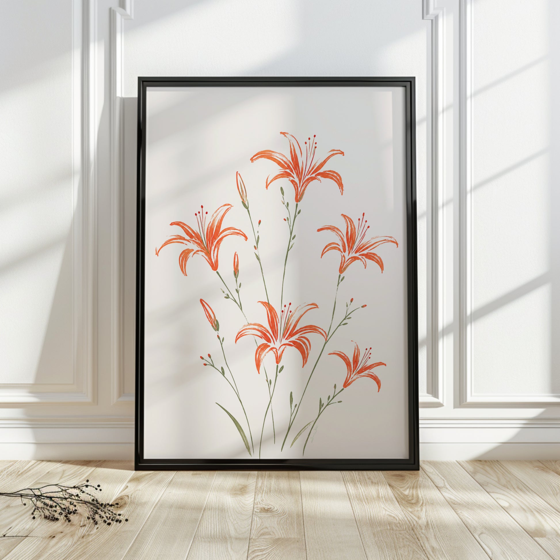 Tiger Lilies Artwork