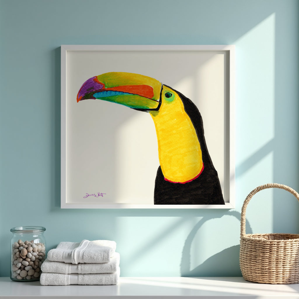 Toucan Painting Print