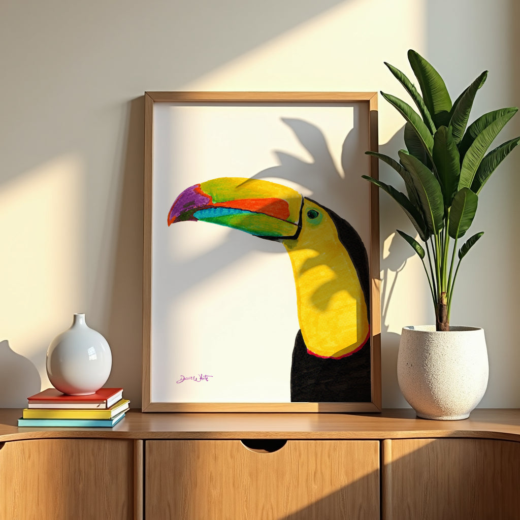 Toucan Painting Print