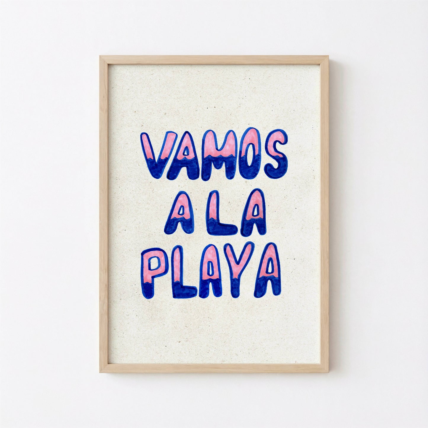 Vamos a la Playa Art Print