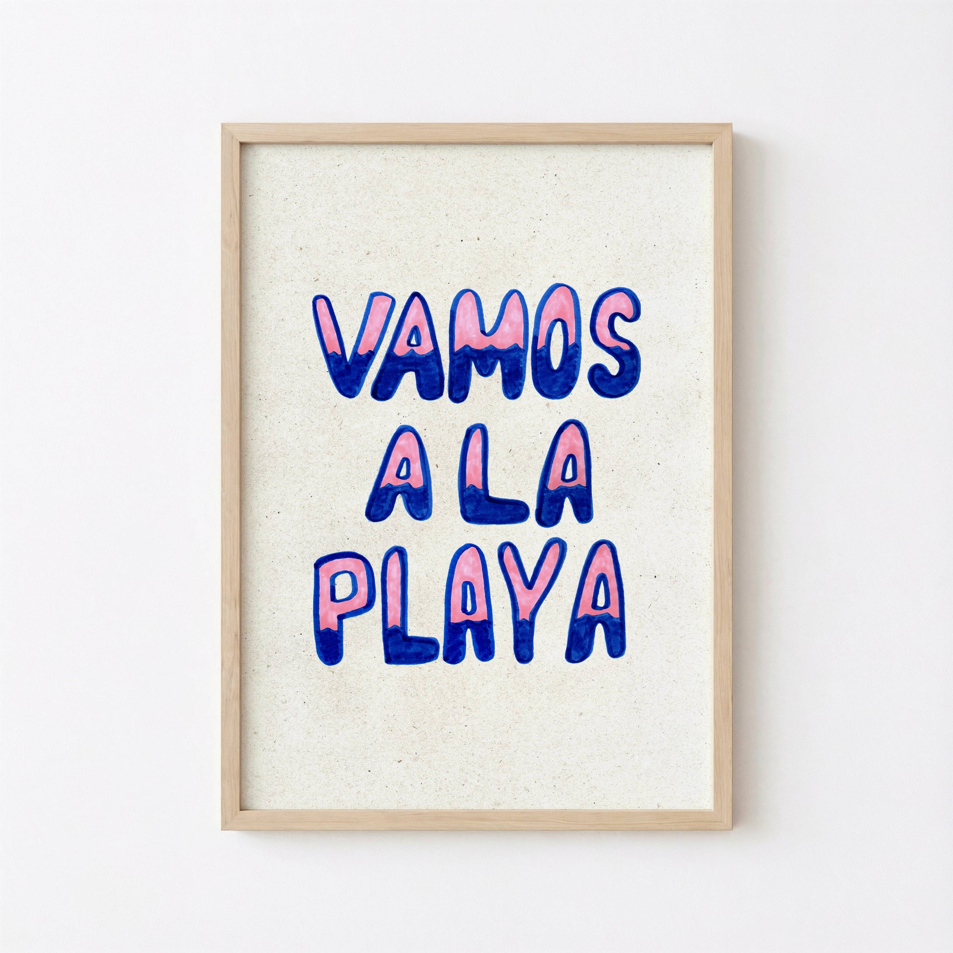 Vamos a la Playa Art Print
