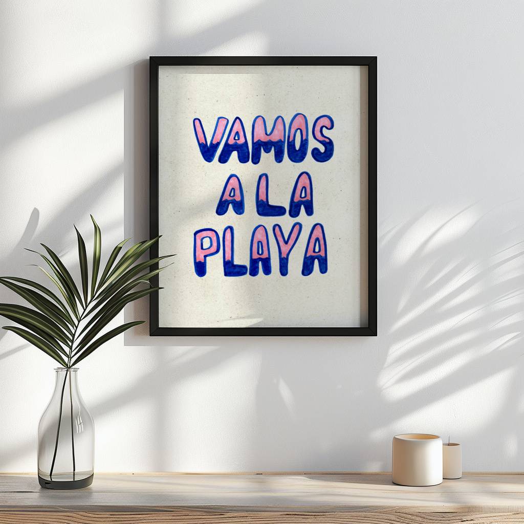 Vamos a la Playa Print