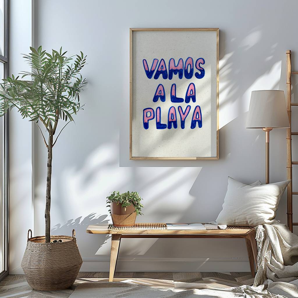 Vamos a la Playa Arte Imprimible