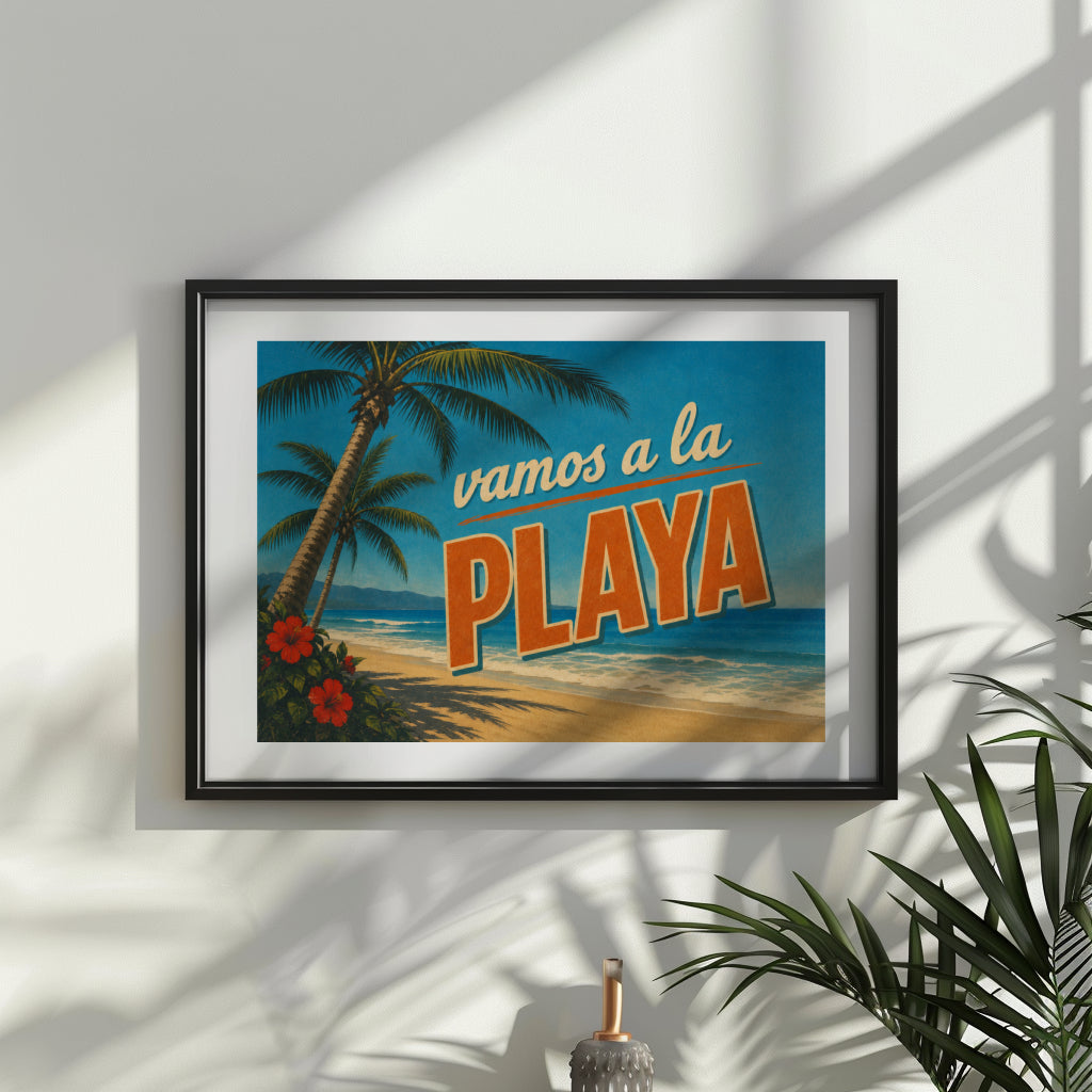 Vamos a la Playa Print