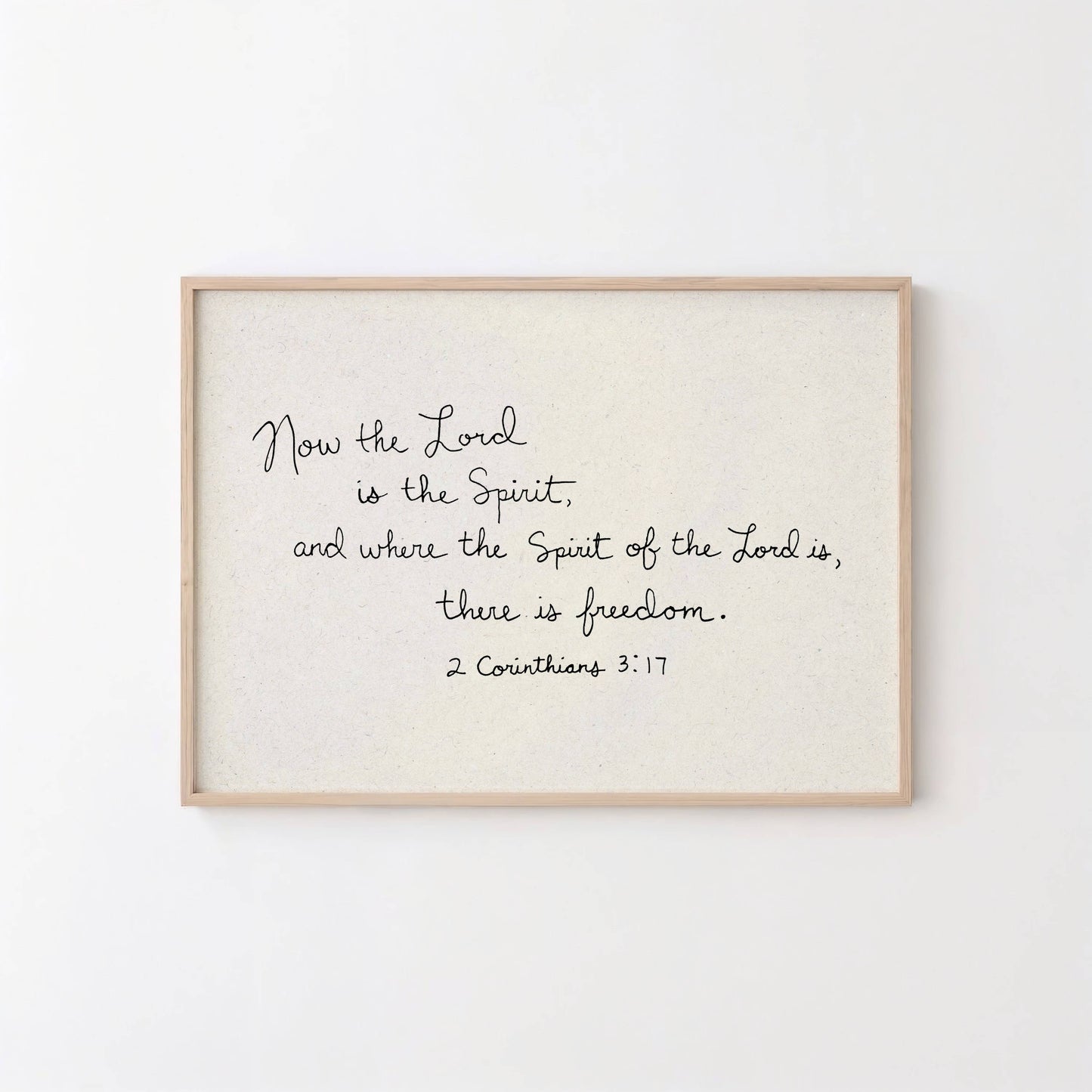 Printable Bible Verse Art 2 Corinthians 3:17 Where the Spirit of the Lord is, there is freedom