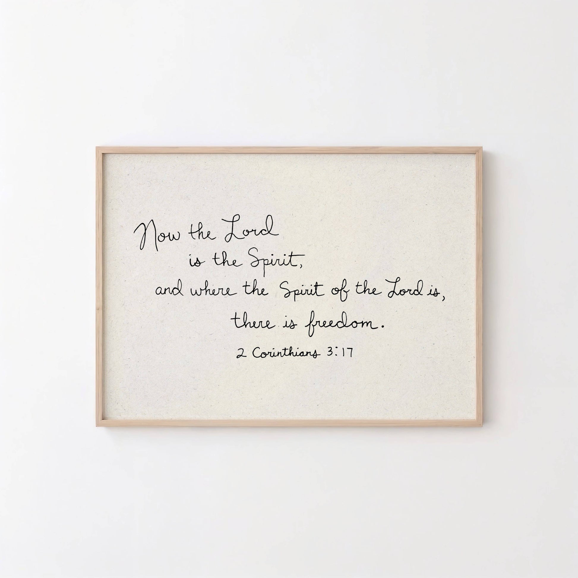 Printable Bible Verse Art 2 Corinthians 3:17 Where the Spirit of the Lord is, there is freedom