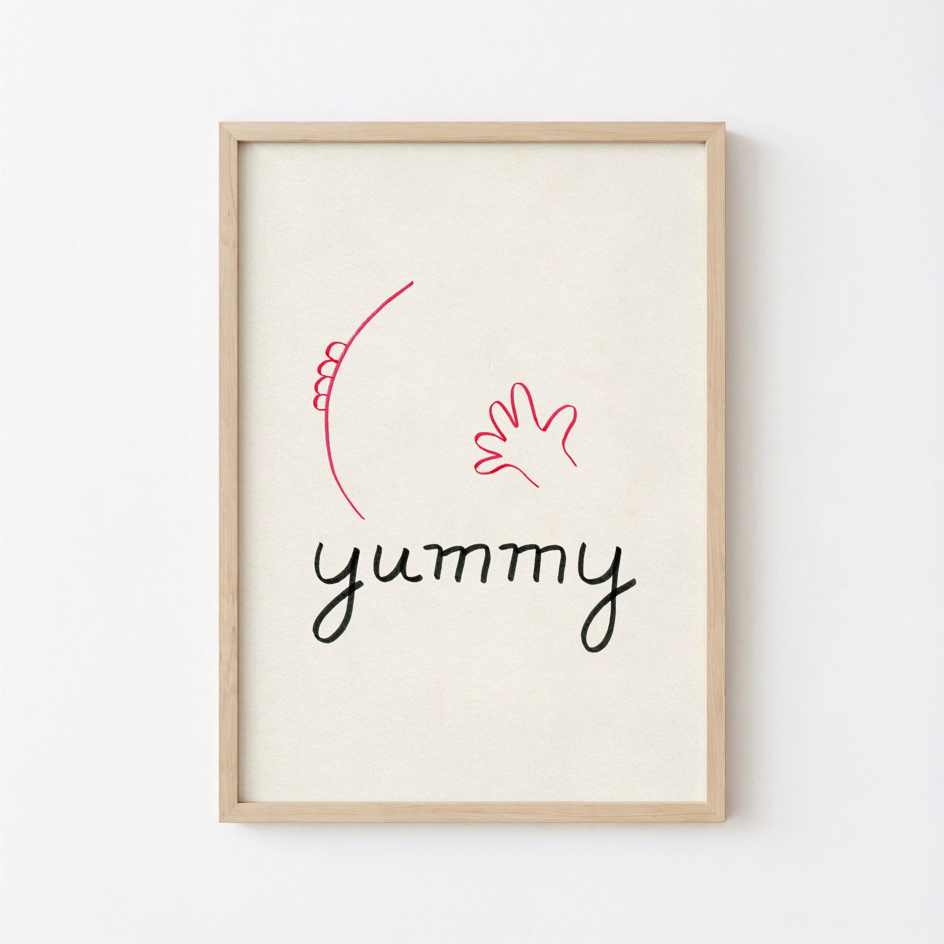 Yummy in my Tummy Printable Kitchen Art