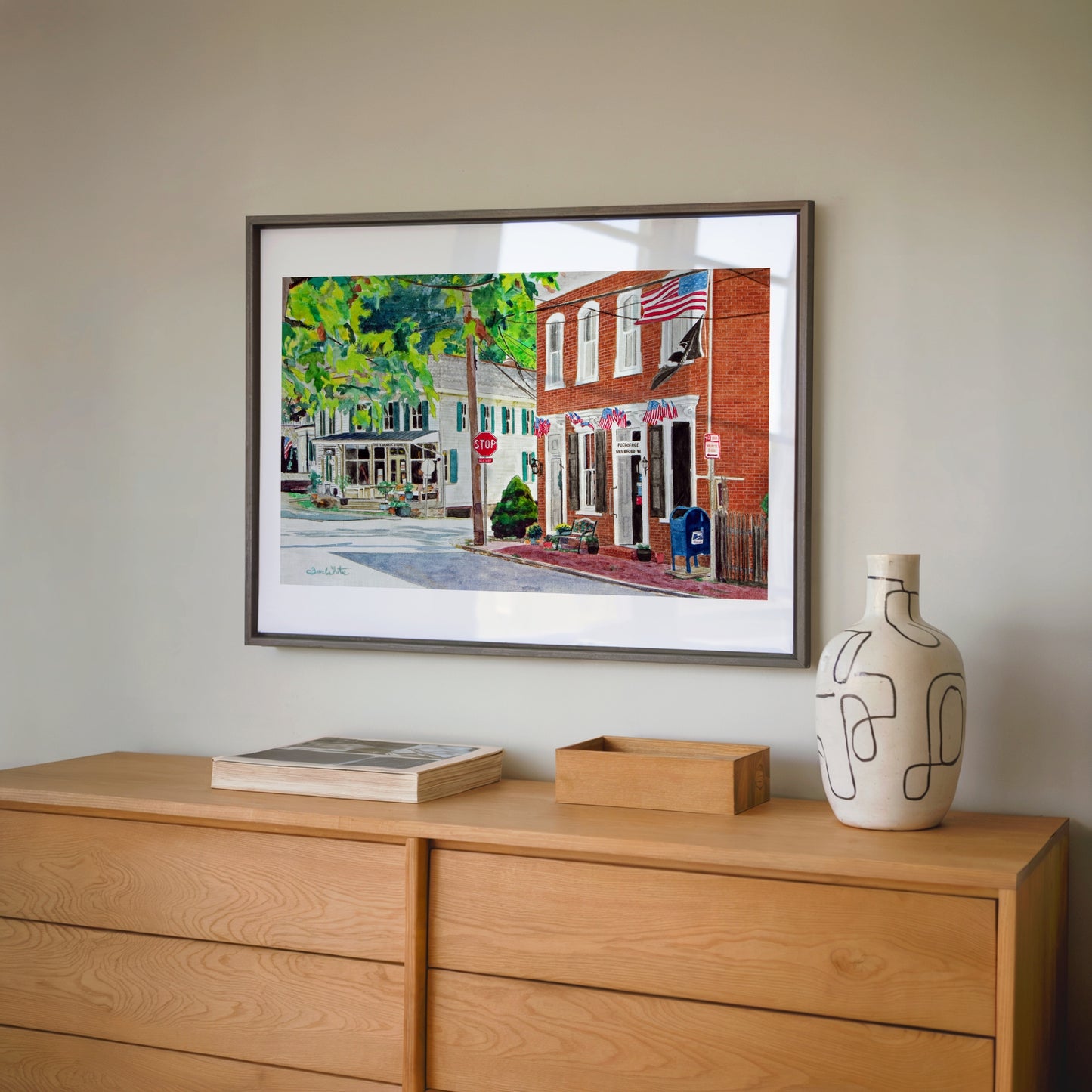 Waterford Virginia Post Office Painting Art Print